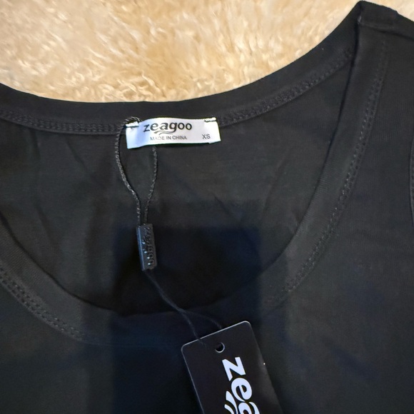 *NWT Zeagoo black tank - Picture 3 of 4